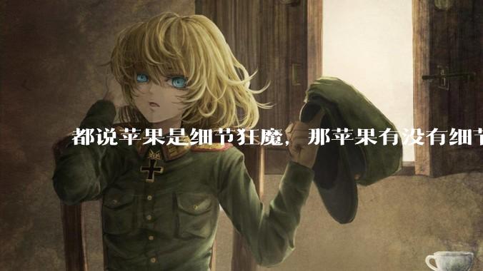 都说苹果是细节狂魔,那苹果有没有细节其实做的很差的点?